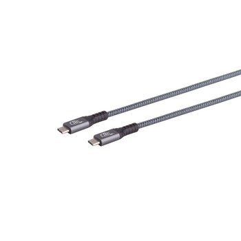 USB Kabel Typ-C Stecker auf Typ C Stecker, 4.0, 240W, PRO, 1,0m