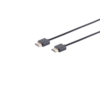 HDMI A-Stecker / HDMI A-Stecker extra dünn 2m