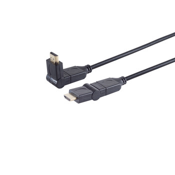 HDMI A-Stecker/HDMI A-Stecker winkelbar HEAC 1,5m