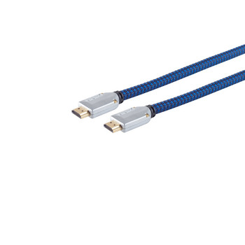 HDMI A-St./HDMI A-St. Metall-St. verg sw-blauer 3m